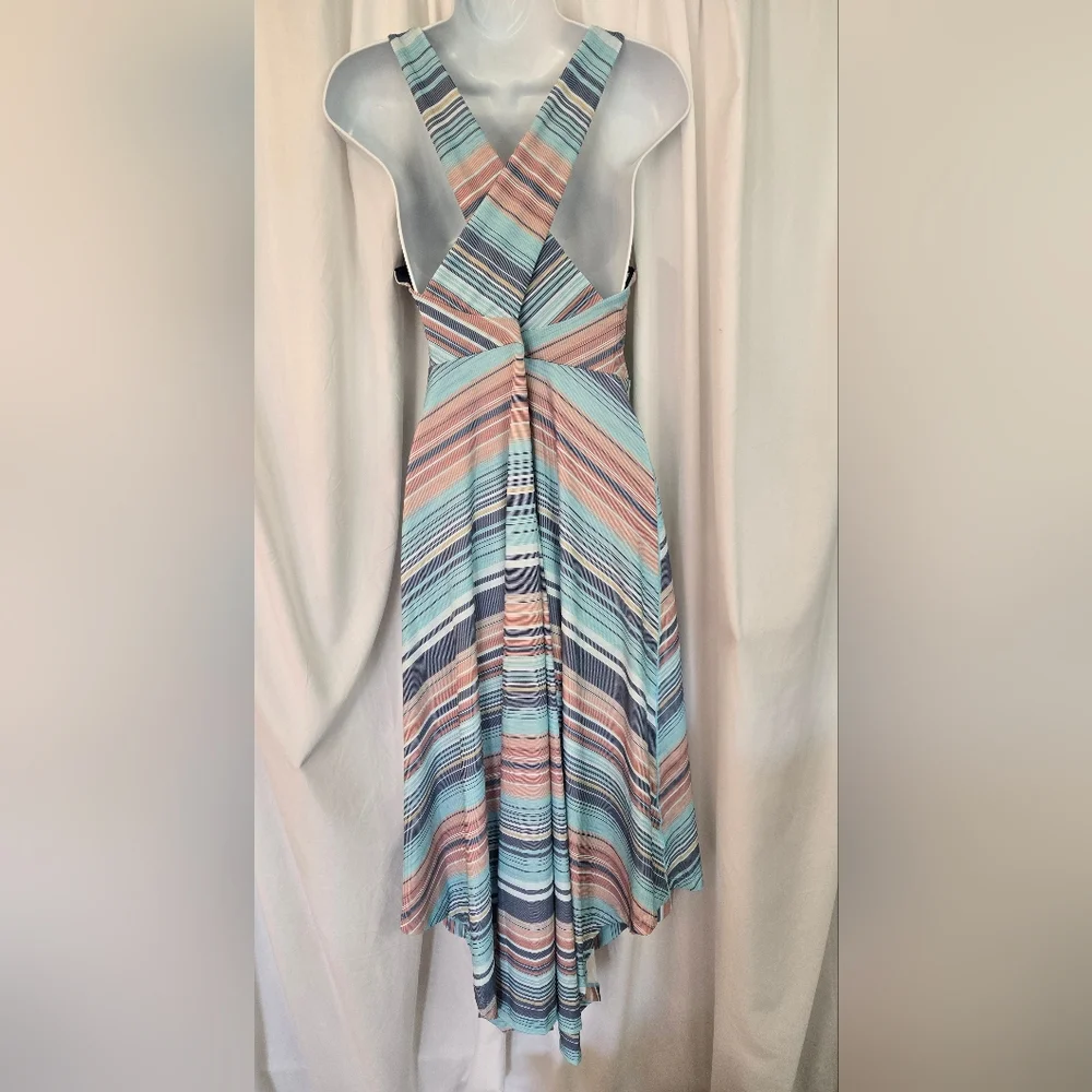 Prana Josepina NWT Pastel Striped Spring Dress Size XL - Picture 5 of 10